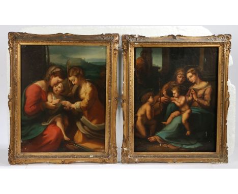 Continental School (19th Century) Religious Scenes (after the old master)
pair of oils on canvas, 45 x 35cm (2)

MB COLLECTED