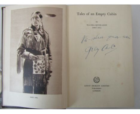A Kunzong JC, The One-Horse Show 1962 first edition signed by the author and with dust cover, together with Wa-sha-quon-asin 
