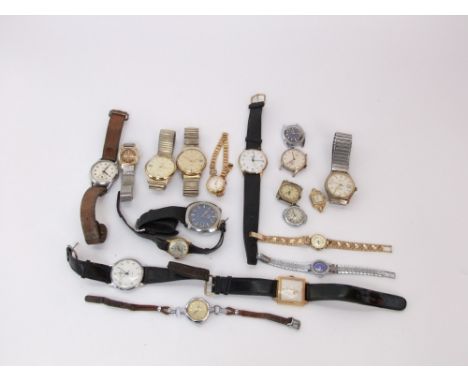 A collection of (20) vintage and modern gentlemens wristwatches
