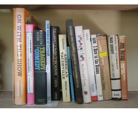 An interesting quantity of books about American comedy, show biz and Vaudeville including some first editions