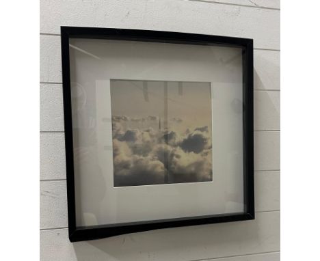 A black framed print of the Burj Khalifa 53cm x 53cm 