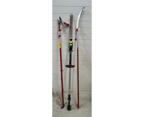 Three Telesco pique garden tools 