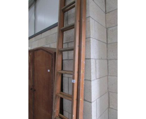 A wooden ladder