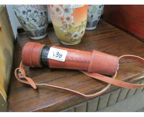 A cased telescope, Kelvin & Hughes, London 1917