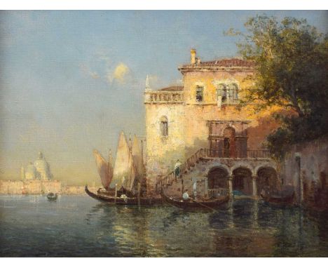 Antoine Bouvard (French 1870-1956) A pair of Venetian views Both signed with pseudonym Marc Aldine, oil on canvas (2).each 25