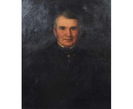 William Robert Symonds (British 1851-1934) Male portrait Signed and dated 1872-4, oil on canvas.75 x 62.5cm (framed 99 x 86cm