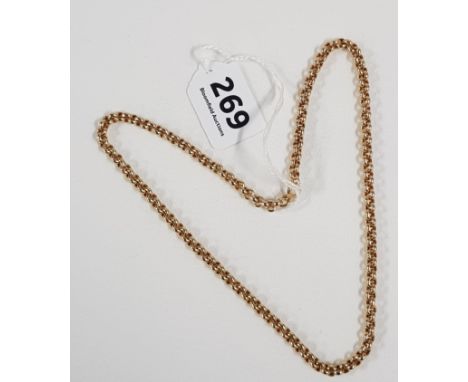 9CT GOLD CHAIN CIRCA 14GRAMS