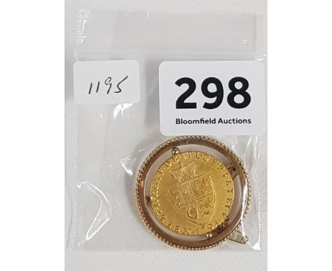1794 GUINEA IN 9CT GOLD MOUNT