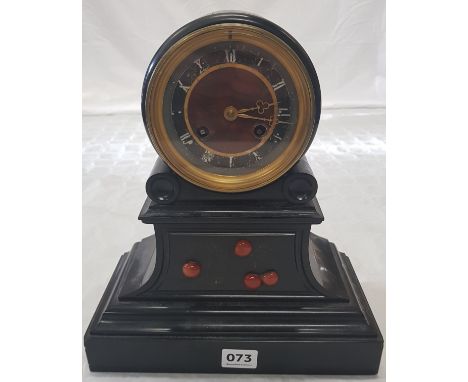 AUBERT &amp; KLAFTEN BERGER MANTLE CLOCK WITH PENDULUM &amp; KEY