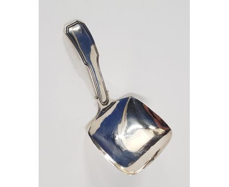 GEORGE III SILVER TEA CADDY SPOON - BIRMINGHAM
