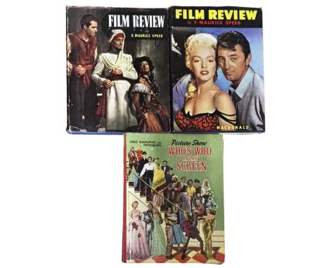 VINTAGE FILM INTEREST: FILM REVIEW 1944, within unclipped dustjacket; FILM REVIEW 1954/55, in unclipped dustjacket featuring 