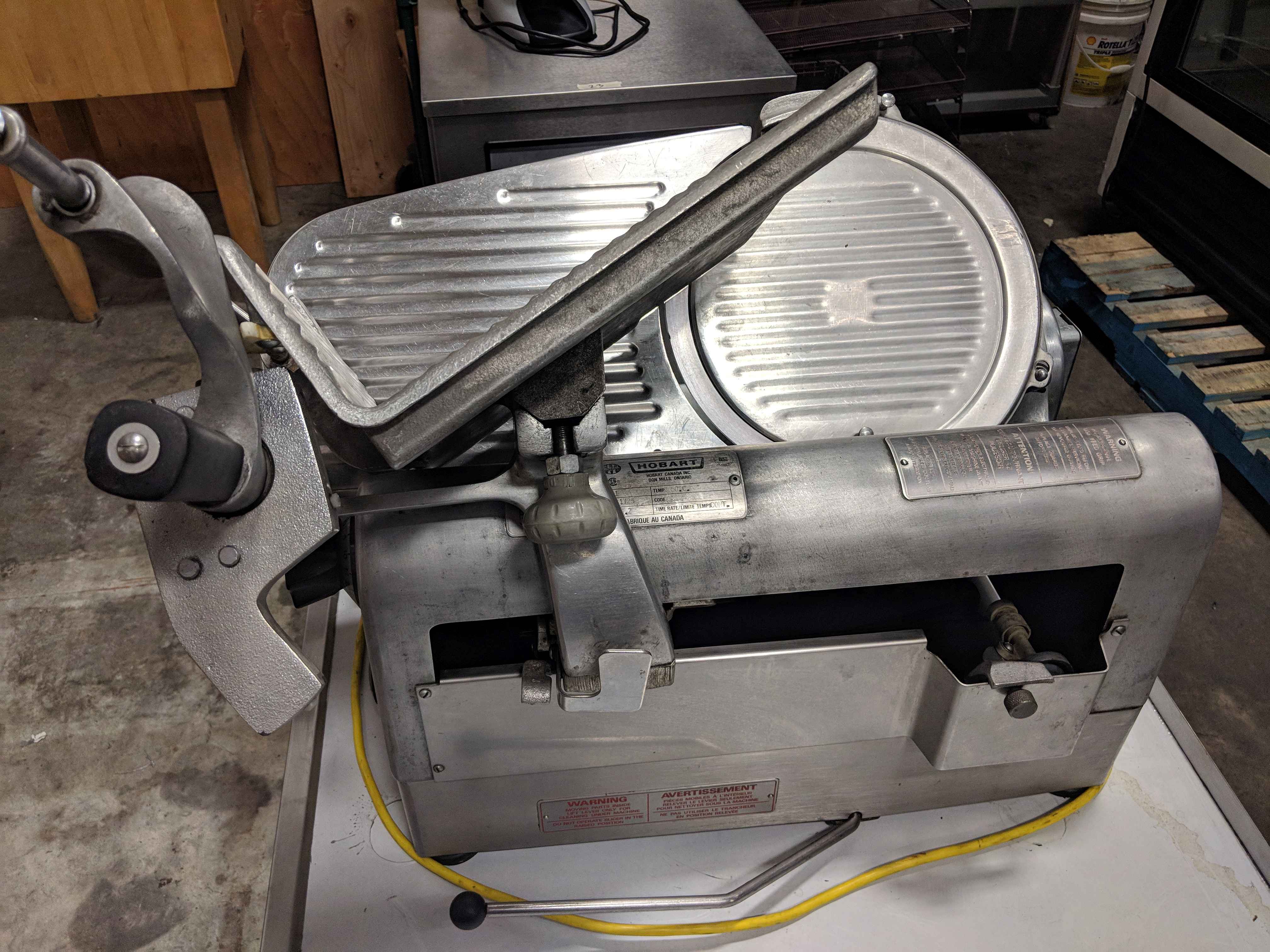 12" Automatic Meat Slicer, Hobart Model 1712, Used, Tested/Working (see