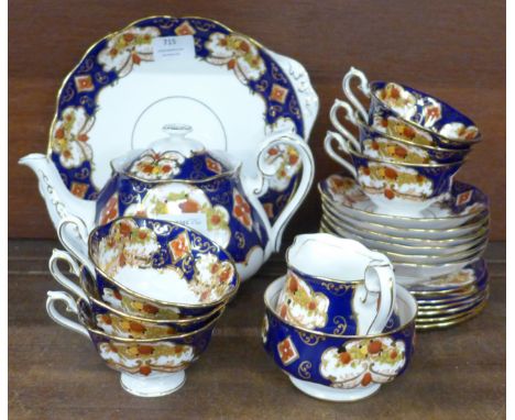 A Royal Albert Heirloom six setting tea service with teapot, cream and sugar **PLEASE NOTE THIS LOT IS NOT ELIGIBLE FOR IN-HO
