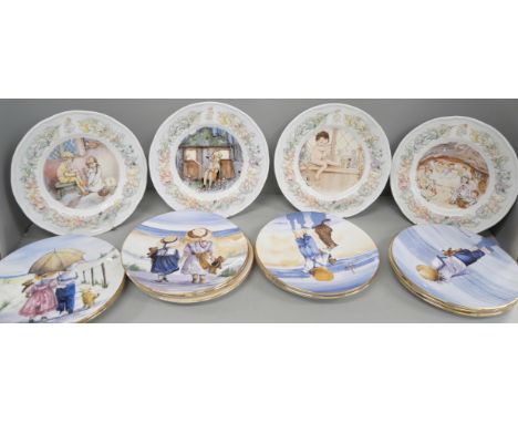 Royal Worcester collectors plates, four Peter Pan, twelve One Glorious Summer **PLEASE NOTE THIS LOT IS NOT ELIGIBLE FOR IN-H