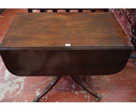 A George IV mahogany sofa table