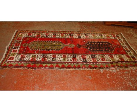 A Kazak carpet 120 x 250cm 