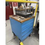 Shop Cart w/ Black Granite Surface Plate, Includes Contents, Rigging Fee: $250