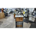 (2) Microscopes (Includes Cabinet and Contents), Rigging Fee: $75