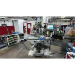 Bridgeport Vertical Milling Machine, Variable Speed, 2 HP, 460V, 3 Phase, Equipp, Rigging Fee: $1100