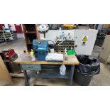 Bench-Mounted Overbeck Twister Speed Lathe, Model# LT-2, Serial# 854, 120 VAC, Rigging Fee: $300