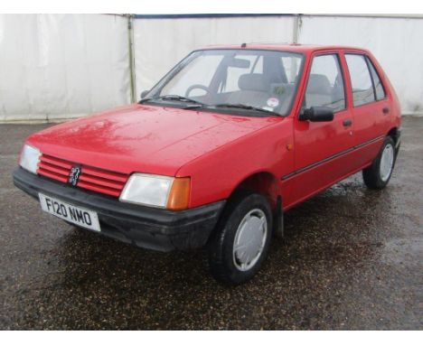 1988 Peugeot 205 1.8 GRDMake: PeugeotModel: 205Year: 1988Mileage: 0VIN: UF320AA9201348175Configuration: Right Hand DriveRegis