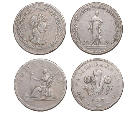 19th Century Tokens, Not Local: British, ‘Commerce’ type, Penny, undated, EGL, 18.80g/6h (W 1387 [not seen]); ‘To Facilitate 