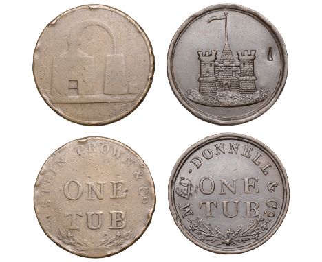 Miscellaneous Tokens and Checks, Co LIMERICK, Limerick, MacDonnell & Co, copper One Tub, 27mm (W 2509; Macalister 771); Stein