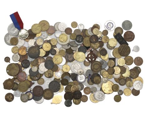 Miscellaneous Tokens and Checks, Tokens, tickets, checks, medals, etc (approx. 250), from West Ham, Birmingham, London, Blyth