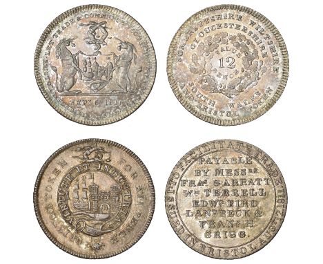 19th Century Tokens, GLOUCESTERSHIRE, Bristol, Bristol Commercial Token Bank Co, Shilling, 1811, 4.14g/12h (D Somerset 26); W