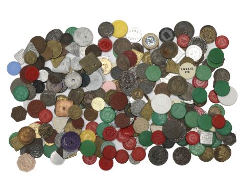 Miscellaneous Tokens and Checks, Co-Operative Society tokens (approx. 250), from West Somerset, Wellingborough, Burbage, Blan