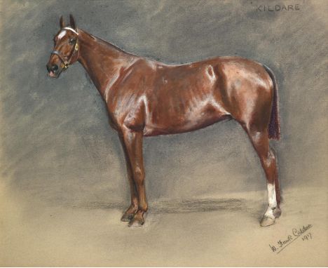 William Frank Calderon (1865-1943) ''Kildare'' Signed, inscribed and dated 1917, pastel, 49.5cm by 60cm  See illustration   .