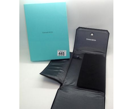 Tiffany fabric necklace holder in cardboard Tiffany box 23 x 16 cm. P&amp;P group 1 (£16 for the first item and £1.50 for sub