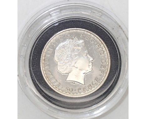 2003 1/4 oz pure silver Brittania 50p. P&amp;P group 1 (£16 for the first item and £1.50 for subsequent items) 