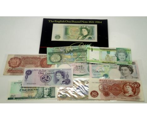 Bank notes including English, Scottish and Channel Islands, some uncirculated. P&amp;P group 1 (£16 for the first item and £1