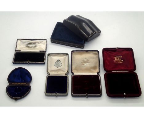 Six vintage jewellery boxes. P&amp;P group 1 (£16 for the first item and £1.50 for subsequent items) 