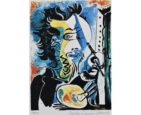 After Pablo Picasso. Giclée print by the Picasso estate in a numbered edition of 500 copies, this one is 142/500. H.70 W.50cm