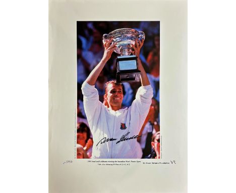 Ivan Lendl signed limited edition print with signing photo Ivan was ranked No. 1 in the world for 270 weeks, including 157 st