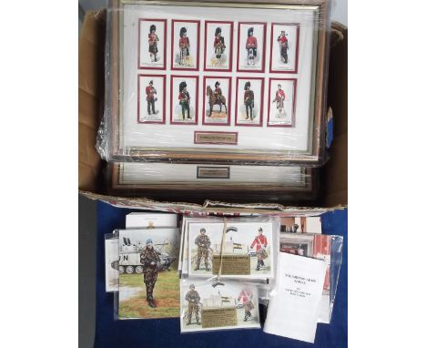 Postcards/trade cards, selection of modern military postcards, mostly British Army Series published by G. White in sets, vari