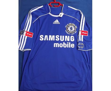 Football shirt, Chelsea FC, John Terry, no 26 shirt, believed to be a spare shirt issued for the 2007 FA Cup Final v Manchest