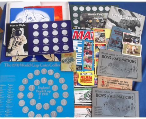 Trade cards & other issues, selection of items inc. Ian Allan Pocket Library booklets 'Locomotives' & 'Frontiers of the West'