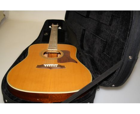 A Tanglewood classical guitar, number TW15NS, cased