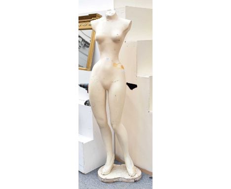 A Full Size Female Mannequin, torso and legs, 163cm high