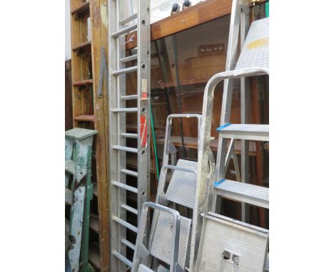 8 Pairs of ladders &amp; step ladders 