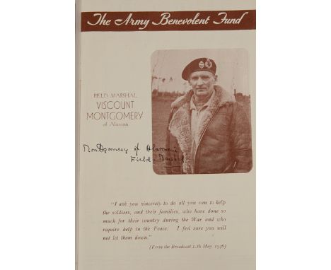 Military Autographs: A souvenir programme from 'Stars in Battledress', held at the Royal Albert Hall, June 1946, signed by Fi
