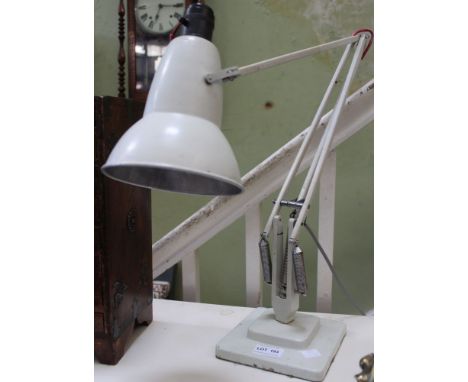 A cream two step Anglepoise lamp