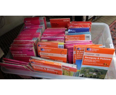 A selection of Ordnance Survey maps