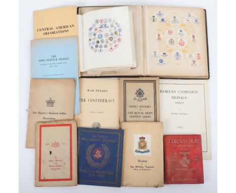 Regimental Reference Books and Others, including Short History of the Wiltshire Regiment Gillson, Short History of the Glouce