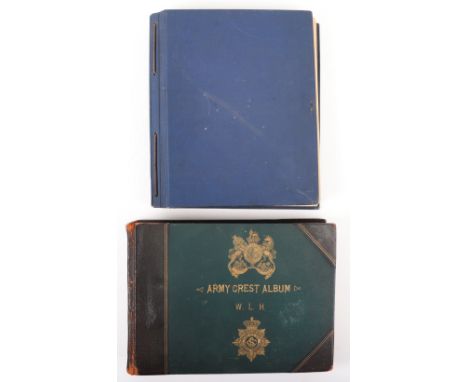 The British Army Crest Album Published by Gale &amp; Polden c. 1900, very nicely compiled with c.700 crests, badges etc. Half