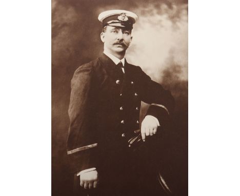 Photograph of White Star Line Officer, in full uniform, posed image taken by Foulds &amp; Hibbard (Liverpool) and believed ta