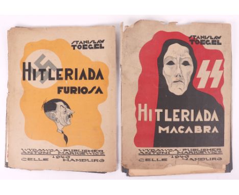 Publications "Hiteriada Furiosa" &amp; "Hitleriada Macabra" Very Powerful Coloured Images of the Bestiality of Hitler and his